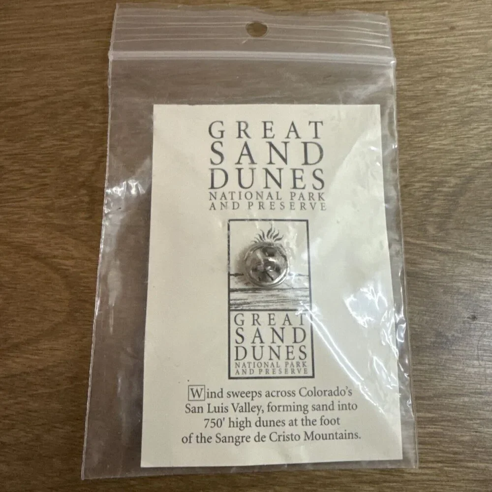 Great Sand Dunes National Park And Preserve Colorado Pin Travel Souvenir USA
